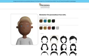 Previdenza cooperativa avatar volto e capelli