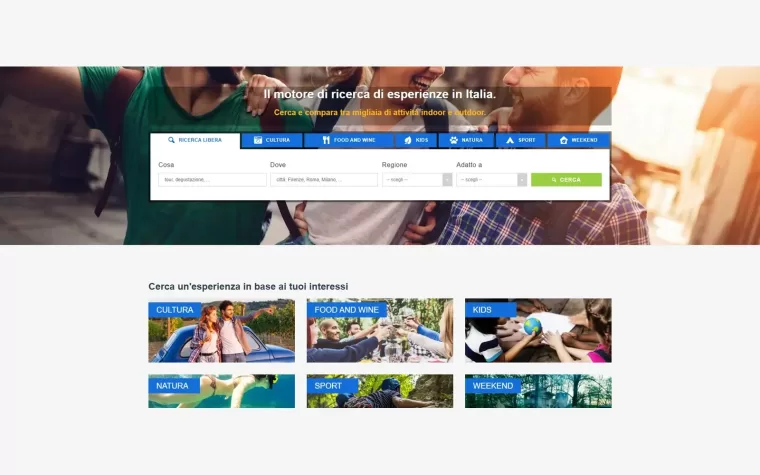 Brickscape — piattaforma per il turismo esperienziale
