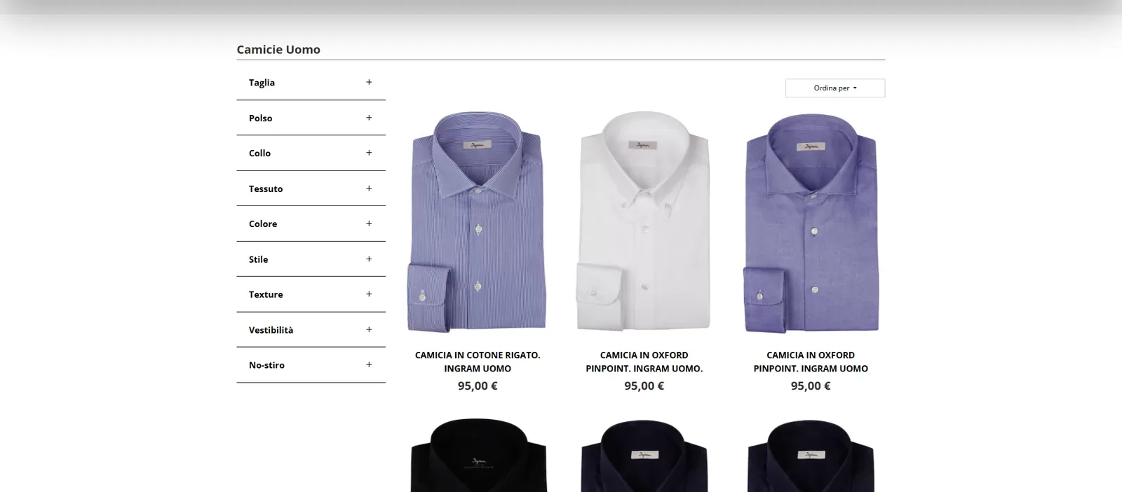 Ingram ecommerce sylius catalogo filtri